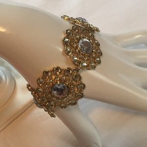 J. Crew Jewelry - J. Crew Crystal Statement Bracelet J. Crew Jewelry - J. Crew Crystal Statement Bracelet